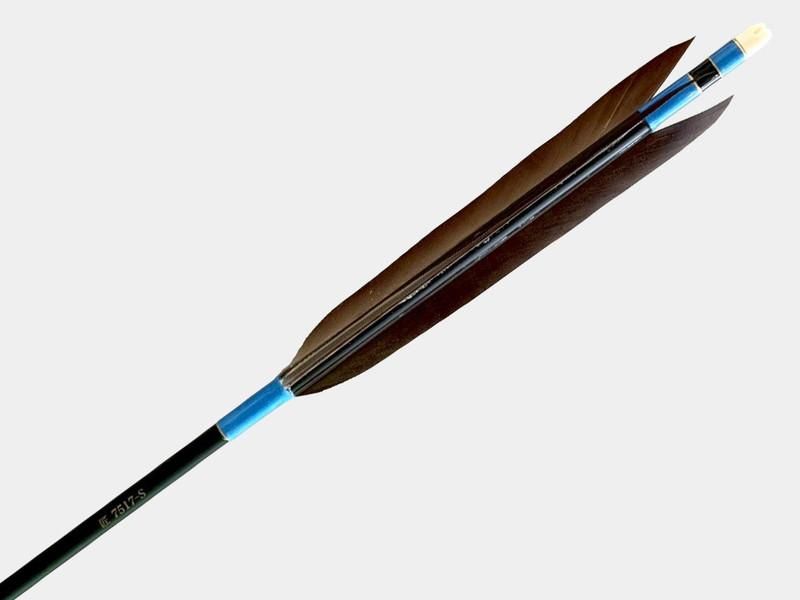 近的矢 カーボン 匠 7517-S 黒羽 手羽 染めなし 6本組｜#05｜ネット限定