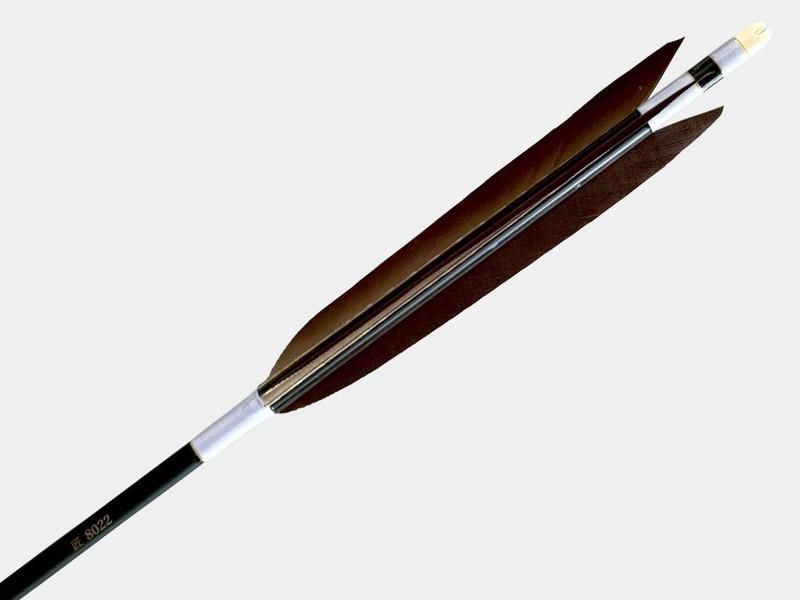 近的矢 カーボン 匠 8022 黒羽 手羽 染めなし 6本組｜#10｜ネット限定