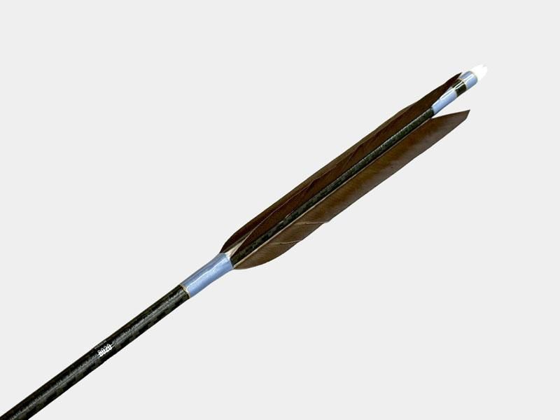 近的矢 カーボン WENEW 8020 黒羽 手羽 染めなし 6本組｜#02｜ネット限定