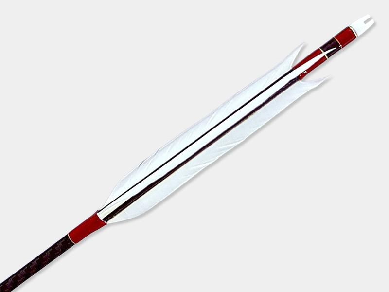 遠的矢 カーボン WENEW 6515 グース ナタ 染めなし 6本組｜#04｜ネット限定